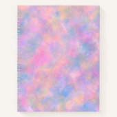 パステル素晴らしカラーの組み合わせ ノートブック (正面)