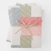 パステル素晴らしストライプ ラッピングペーパーシート (インサイチュ)