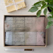 パステル素朴フラワーズデコップページ 薄葉紙 (ギフト)