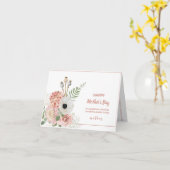 パステル素朴フラワーズマザーズデイカード カード (黄色い花)