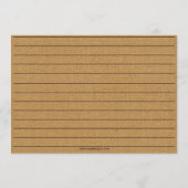 パステル素朴ルなBurlapブライダルシャワーレシピ (裏面)