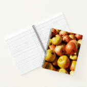 パステル素朴秋カラフルアップルオーチャードハーベスト ノートブック (内部)
