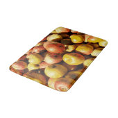 パステル素朴秋カラフルアップルオーチャードハーベスト バスマット (アングル)