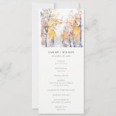 パステル素朴秋秋景観プログラム 招待状 (正面)