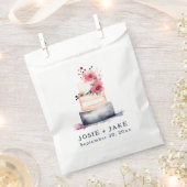 パステル結婚のケーキ好みのバッグ フェイバーバッグ (クリップ留めされた状態)