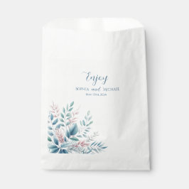 パステル結婚ボタニカル – ありがとう – フェイバーバッグ