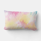 パステル絞り染めランバー装飾用クッション ランバークッション (裏面)