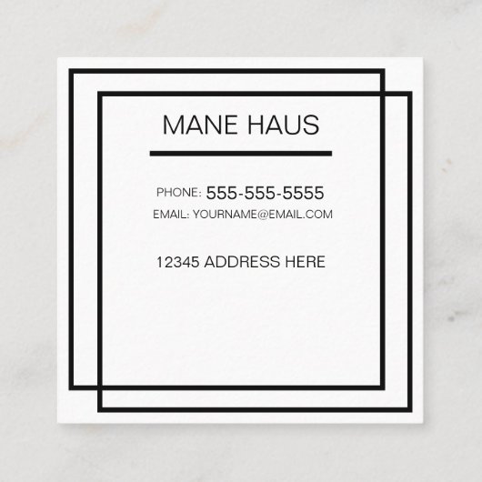 パステル絞り染め スクエア名刺 (裏面)