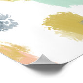 パステル絵を描アーストーンのスウォッチポイント ポスター (角)