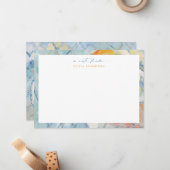 パステル絵を描スチルライフ文房具ノートカード ノートカード (正面/裏面インサイチュ)