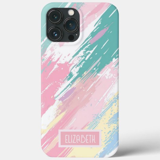 パステル絵を描ストロークパターンiPhone / iPadケース Case-Mate iPhoneケース (裏面)