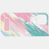 パステル絵を描ストロークパターンiPhone / iPadケース Case-Mate iPhoneケース (裏面 (横))