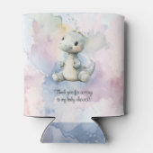 パステル絵を描プスプラッシュ愛らしい恐竜の赤ちゃんシャワー 缶クーラー (裏面)