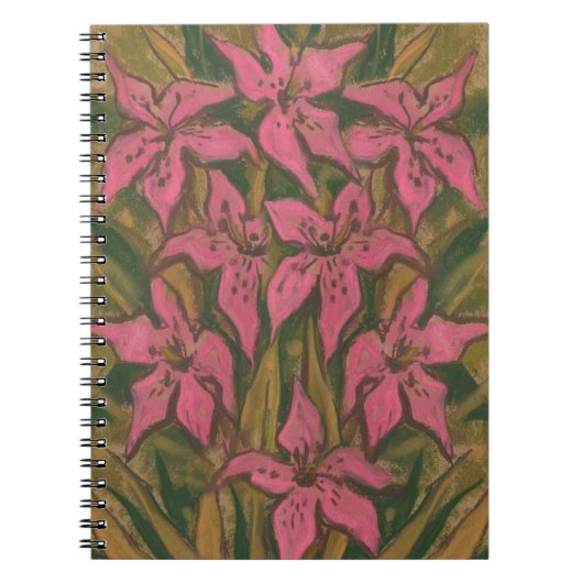 パステル絵画ズ、花、フローラ ノートブック (正面)