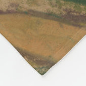 パステル絵画ズ、花、フローラ フリースブランケット (角)