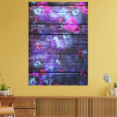 パステル絵画フラワー#4 キャンバスプリント (インサイチュ (リビング))