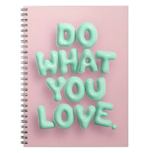 パステル美学スパイラルノートが好きなことをする