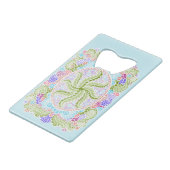 パステル自然マンダラアート クレジットカード栓抜き (裏面アングル)