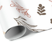 パステル色と花のシームレスなパターン ラッピングペーパー (ロールコーナー)