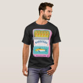 パステル色のイワシの缶詰 Tシャツ (正面フル)