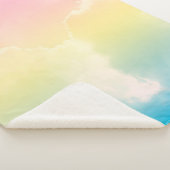 パステル色のグラデーションを持つ雲の背景。b シェルパブランケット (3/4)