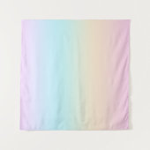 パステル色のグラデーション タペストリー (正面(横))