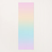 パステル色のグラデーション ヨガマット (裏面)