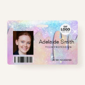 パステル色のドリップ バッジ (正面)