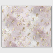 パステル色のバグフェイクグリッター ラッピングペーパー (フラット)