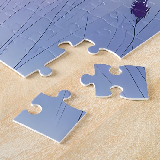 パステル色の帆船が織りなす海岸の夢景色 ジグソーパズル (側面)