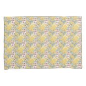 パステル色の繰り返しパターン 枕カバー (正面右)