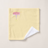 パステル色の美しいユニコーンヘッド バスタオルセット (ウォッシュタオル)