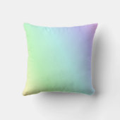 パステル色の虹 クッション (裏面)