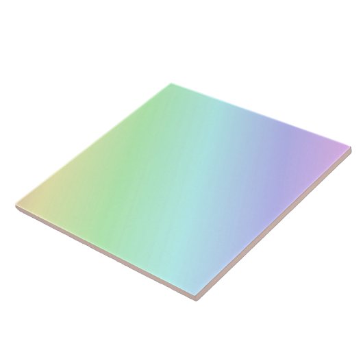 パステル色の虹 タイル (側面)