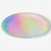 パステル色彩の鮮やか紙プレート ペーパープレート (アングル)