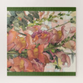 パステル色鉛筆の花のイラスト ジグソーパズル (横)