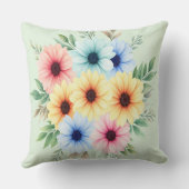 パステル花びら装飾用クッション クッション (裏面)