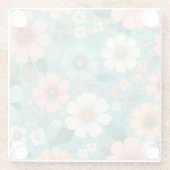 パステル花びら ガラスコースター (裏面)