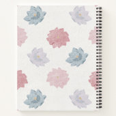 パステル花びら ノートブック (裏面)