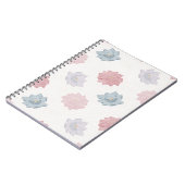 パステル花びら ノートブック (左側)