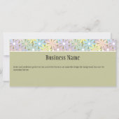 パステル花模様ギフト券 (裏面)