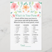 パステル花財布ゲームの中身 (正面)