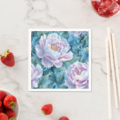 パステル芸術的プニーズグーアッシュパターン スタンダードカクテルナプキン (インサイチュ)