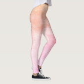 パステル芸術的色の水色彩の鮮やか色模様 レギンス (右)