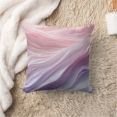 パステル落ち着き波パターン クッション (ブランケット)