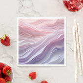 パステル落ち着き波パターン スタンダードランチョンナプキン (インサイチュ)