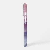 パステル落ち着き波パターン iPhone 16ケース (左側面)