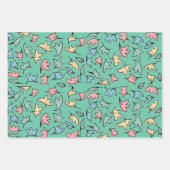 パステル葉コレクション2 ラッピングペーパーシート (正面2)