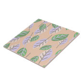 パステル葉セラミックタイル タイル (側面)