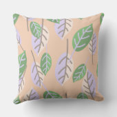 パステル葉ピロー クッション (裏面)